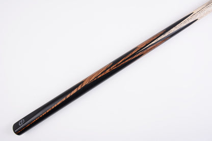 MARK RICHARD Black Badge Series Exotic Zebrawood 58" 9.5mm Tip One Piece Snooker Cue Set #SCP15