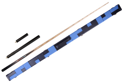 MARK RICHARD Black Badge Series 58" 9.5mm Tip Luthier Wood Splices One Piece Snooker Cue Set #SCP25