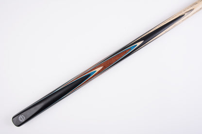 MARK RICHARD Black Badge Series 58" 9.5mm Tip Luthier Wood Splices One Piece Snooker Cue Set #SCP25