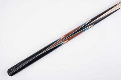 MARK RICHARD Black Badge Series 58" 9.5mm Tip Luthier Wood Splices One Piece Snooker Cue Set #SCP25