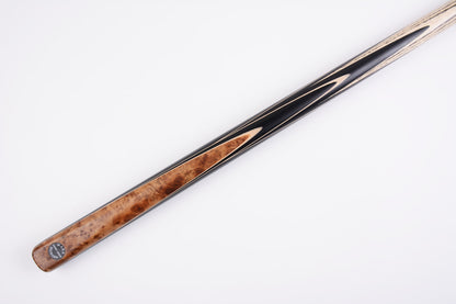 MARK RICHARD Black Badge Series Thuya Burl Splice 58" 9.5mm Tip One Piece Snooker Cue Set #SCP35