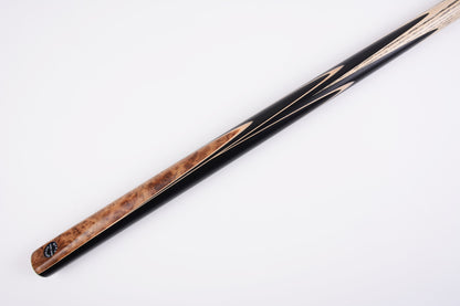 MARK RICHARD Black Badge Series Thuya Burl Splice 58" 9.5mm Tip One Piece Snooker Cue Set #SCP35