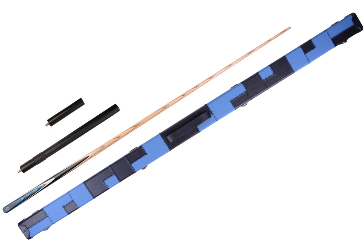 MARK RICHARD BLACK Badge 51" 9.5mm Tip Youth & Junior 1 Piece Short Snooker Cue Set #ST51A