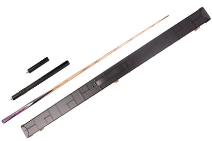 MARK RICHARD BLACK Badge 51" Purple Splice One Piece Junior Snooker Cue Set #ST51B