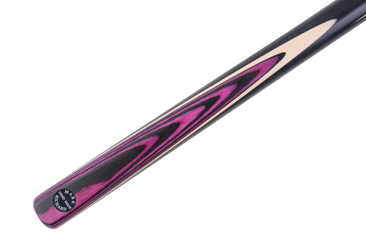 MARK RICHARD BLACK Badge 51" Purple Splice One Piece Junior Snooker Cue Set #ST51B