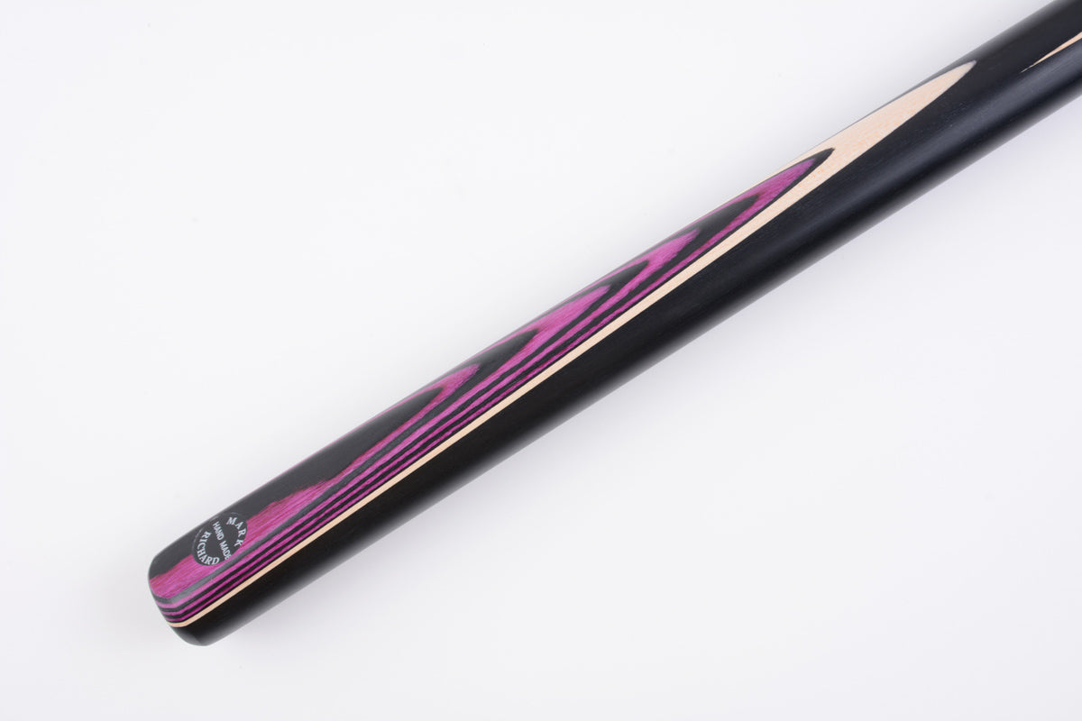 MARK RICHARD BLACK Badge 51" Purple Splice One Piece Junior Snooker Cue Set #ST51B