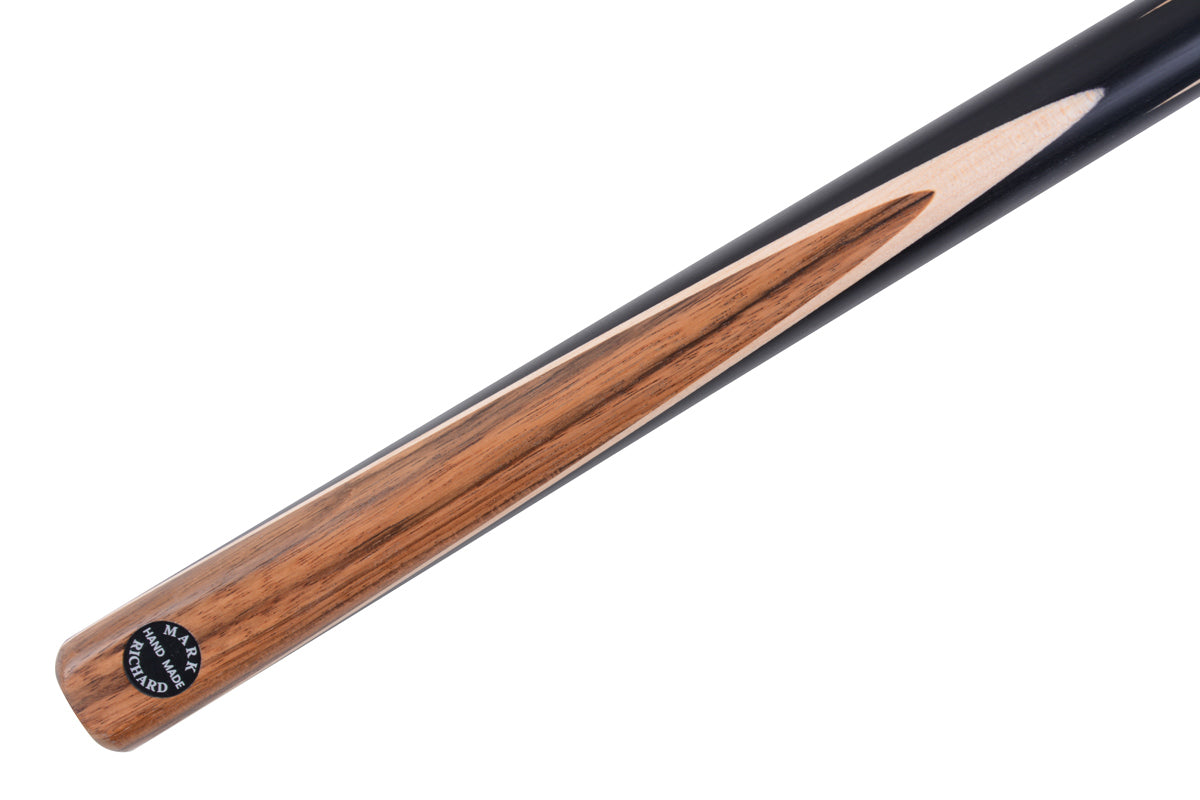 MARK RICHARD BLACK Badge 53" Youth & Junior Short Snooker Cue Set with Mexican Bocote Splice #ST53B