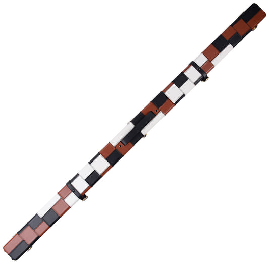 Pay 10GBP Update Case - MARK RICHARD Luxury Round Corners and Straps Leatherette Case for 58 inch One Piece Cue Case  #T106