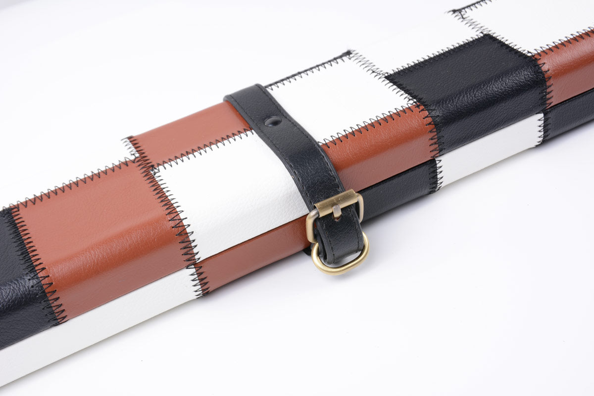Pay 10GBP Update Case - MARK RICHARD Luxury Round Corners and Straps Leatherette Case for 58 inch One Piece Cue Case  #T106