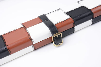 Pay 10GBP Update Case - MARK RICHARD Luxury Round Corners and Straps Leatherette Case for 58 inch One Piece Cue Case  #T106