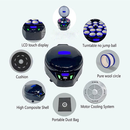REGAL 5th Generation Black Automatic Snooker & English Pool Ball Cleaning Machine