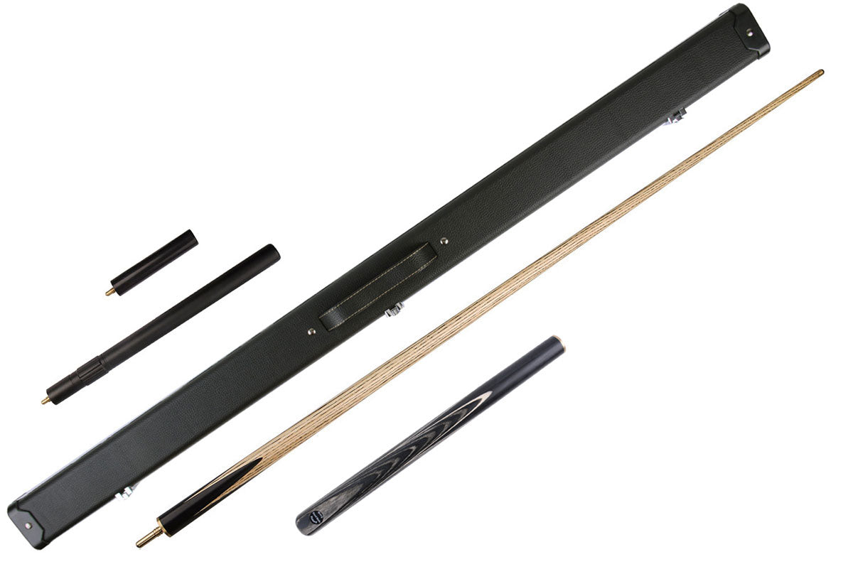 MARK RICHARD 8.5/9.5mm 57/58inch Tip Handmade Snooker Pool Cue Kit BLACK Badge Series #SC107