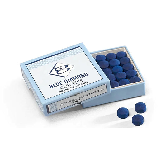 Brunswick Blue Diamond Cue Tip UPGRADE for Snooker Cue & English Pool cue