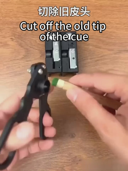 12 In 1 Professional Snooker Pool Cue Tip Shaper Cue Tip Repair Tool