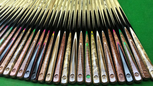 35pcs Mixed Models MARK RICHARD Handmade 1 piece Snooker Cues for Dealers #3A