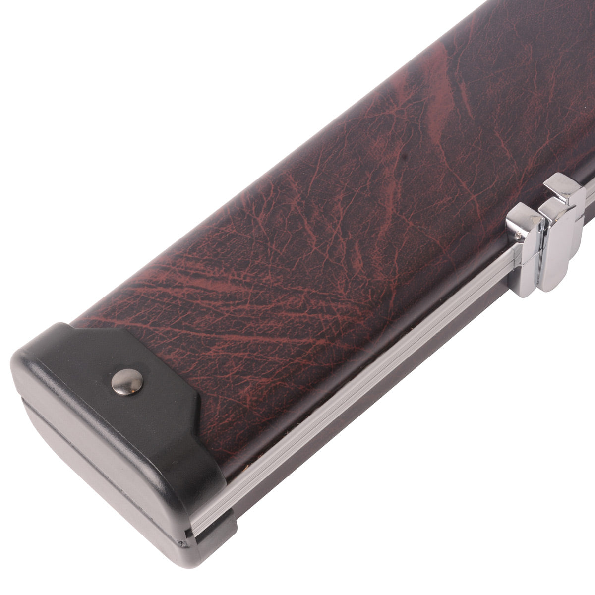 Pay 19GBP Update Case - MARK RICHARD Luxury Enhanced Aluminum Leatherette Case for 58 inch 3/4 cue Case #T94 Black/Brown