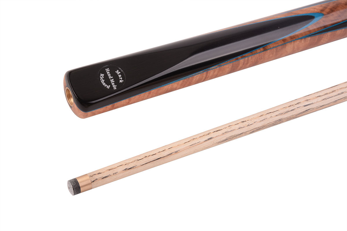 MARK RICHARD Ebony & Burl Spliced Snooker Cue English Pool Cue Set #T3SC57